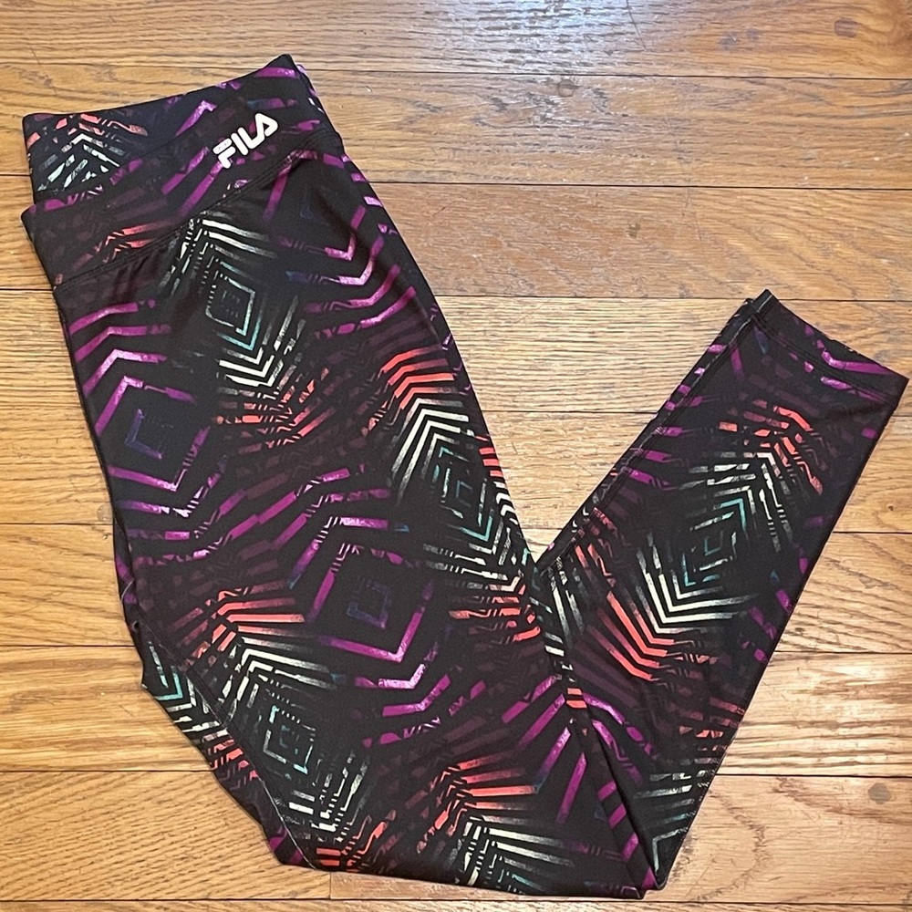 Fila Sport running pants colorful Medium